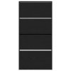 Skříň na boty Černý dub 80 x 21 x 163.5 cm Kompozitní dřevo
