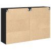Nástěnné skříně 2 pcs Černý dub 69,5 x 34 x 90 cm 3334301