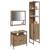 Sada koupelnového nábytku 3 pcs Artisanový dub kompozitní dřevo