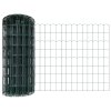 Euro Plot s 5 U sloupky Zelená 0,4x10 m Ocel