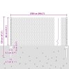 Plotové sloupky 11 ks U-Channel 80 cm pozinkovaná ocel
