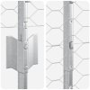 Plotové sloupky 10 ks U-kanál 140 cm pozinkovaná ocel