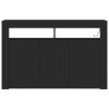 Servírovací skříň Černá 116 x 30 x 75 cm Kompozitní dřevo
