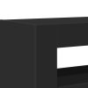 Komoda Černá Dřevěný materiály 116 x 30 x 75 cm Komoda