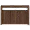 Servírovací skříň Hnědý dub 116 x 30 x 75 cm Kompozitní dřevo
