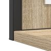 Sada koupelnového nábytku vidaXL 3 ks z dřevotřísky Světlý dub, Zrcadlo s policí vidaXL ze dřevotřísky Světlý dub 50x12x60 cm