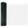 Plot s sloupkem Zelená 1,2 x 25 m Ocel a PVC