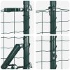 Euro plot s 13 sloupky 1,2x25 m pozinkovaná ocel zelená