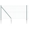 Plot s sloupkem Zelená 1,2 x 25 m Ocel a PVC