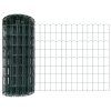 Plot s sloupkem Zelená 0,4 x 10 m Ocel a PVC 3350809