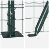 Plot s sloupkem Zelená 0,4 x 10 m Ocel a PVC 3350809
