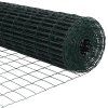 Plot s sloupkem Zelená 1,2 x 10 m Ocel a PVC 3350821