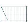 Plot s sloupkem Zelená 1,4 x 10 m Ocel a PVC 3350822