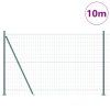 Plot s sloupkem Zelená 1,4 x 10 m Ocel a PVC 3350822