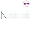 Plot s sloupkem Zelená 0,6 x 10 m Ocel a PVC 3350826