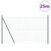 Plot s sloupkem Zelená 1,2 x 25 m Ocel a PVC 3350845