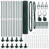 Plot s sloupkem Zelená 1,2 x 25 m Ocel a PVC 3350845