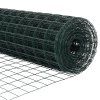 Plot s sloupkem Zelená 0,8 x 25 m Ocel a PVC 3350848