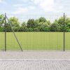 Plot s sloupkem Šedá 1,4 x 10 m Ocel a PVC 3350904