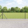 Plot s sloupkem Šedá 0,4 x 10 m Ocel a PVC 3350907