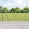 Plot s sloupkem Šedá 1,4 x 10 m Ocel a PVC 3350912