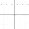 Plot s sloupkem Šedá 1,2 x 25 m Ocel a PVC 3350945