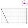 Plot s sloupkem Šedá 1,4 x 10 m Ocel a PVC 3350971