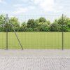 Plot s sloupkem Šedá 1,4 x 10 m Ocel a PVC 3350971