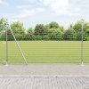Plot s sloupkem Stříbrná 1,5 x 10 m Ocel 3350987