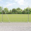 Plot s sloupkem Stříbrná 1,4 x 10 m Ocel 3350994
