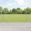 Plot s sloupkem Stříbrná 1,2 x 10 m Ocel 3351001