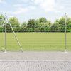 Plot s sloupkem Stříbrná 1,6 x 10 m Ocel 3351004