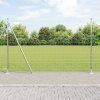 Plot s sloupkem Stříbrná 1,4 x 10 m Ocel 3351010