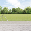 Plot s sloupkem Stříbrná 0,4 x 25 m Ocel 3351028