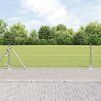 Plot s sloupkem Stříbrná 0,6 x 50 m Ocel 3351046