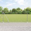 Plot s sloupkem Stříbrná 1 x 10 m Ocel 3351054
