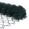 Plotový sloupek. Zelená 25 x 0,8 m (40 x 40 mm síť) Ocel a PVC 3351084