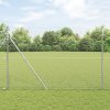 Oplocení z řetězového pletiva se 7 sloupky 1,5x10 m Pozinkovaná ocel