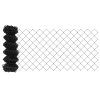 Plotový sloupek. Šedá 25 x 0,6 m (40 x 40 mm síť) Ocel a PVC 3351191
