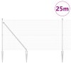Svazek drátěných plotů s 13 šípovými sloupky 1.2x25 m pozinkované oceli
