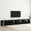 TV skříně 3 pcs Černý dub 290 x 36,5 x 40 cm Kompozitní dřevo