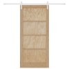 Posuvné dveře vidaXL s hardwarem 93x202 cm masivní dřevo borovice
