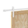 Posuvné dveře vidaXL s hardwarem 93x202 cm masivní dřevo borovice