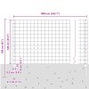 Plot Euro s 10 U sloupky Šedý 1.2x10 m Ocel