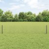 Plot s sloupkem Šedá 0,4 x 25 m Ocel a PVC