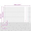 Plotové sloupky 22 ks U-Channel 120 cm pozinkovaná ocel