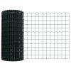 Plot s sloupkem Zelená 0,4 x 10 m Ocel a PVC 3350271