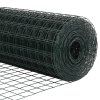 Plot s sloupkem Zelená 0,4 x 10 m Ocel a PVC 3350271
