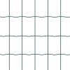 Plot s sloupkem Zelená 1,5 x 10 m Ocel a PVC 3350285