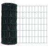 Plot s sloupkem Zelená 0,6 x 10 m Ocel a PVC 3350288